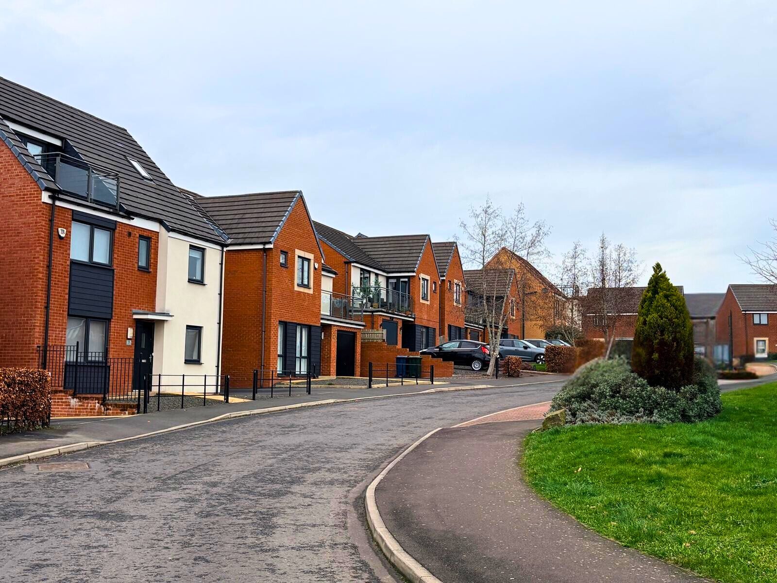Great Park Newcastle residential street scene