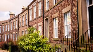 A Georgian terrace in Newcastle Upon Tyne