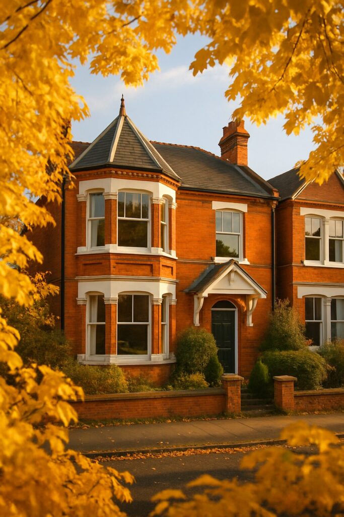 Edwardian House in Autumn