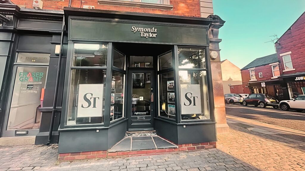 Estate Agent Symonds Taylor Newcastle Branch exterior in Jesmond Newcastle