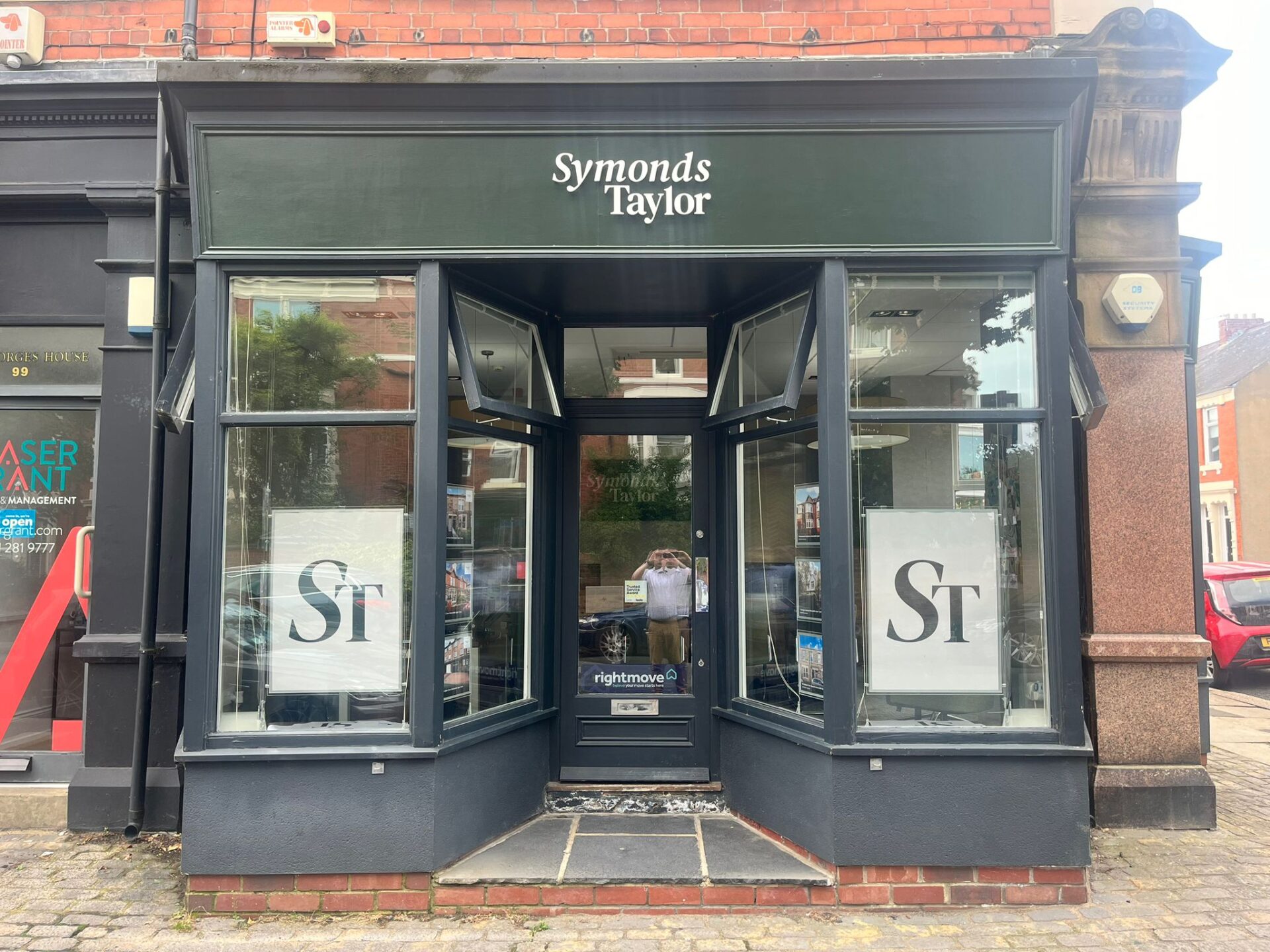 Symonds Taylor estate agent office at 101 St Georges Terrace, Jesmond, Newcastle upon Tyne